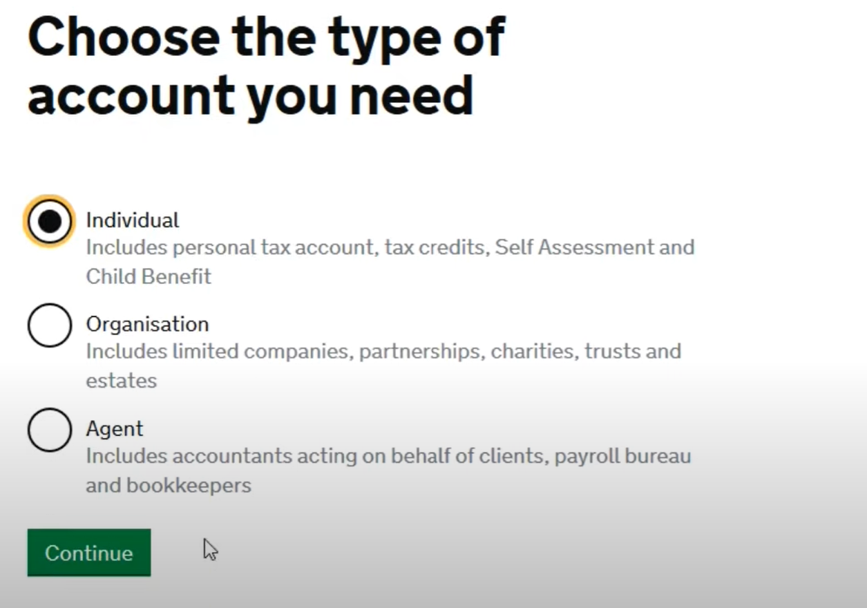 account type