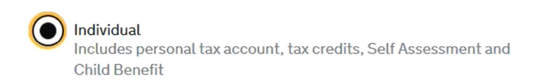 individual account